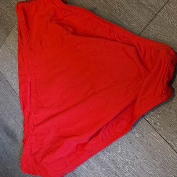 Lilly Pulitzer Red High Wasted Swim Bottoms 12 - Picture 5 of 5